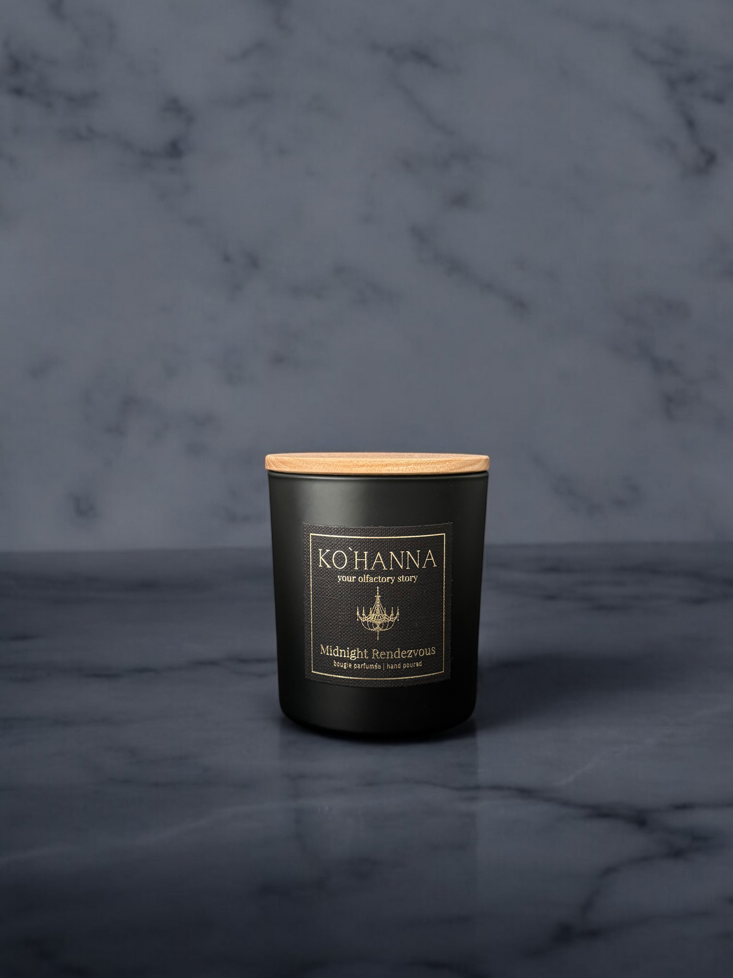 Midnigt Rendezvous, matte scented candle, 250 ml