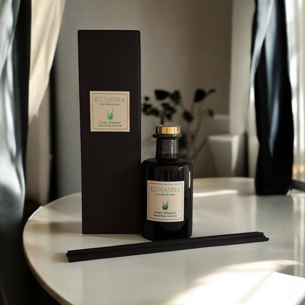 Green Whisper, reed diffuser, 200 ml