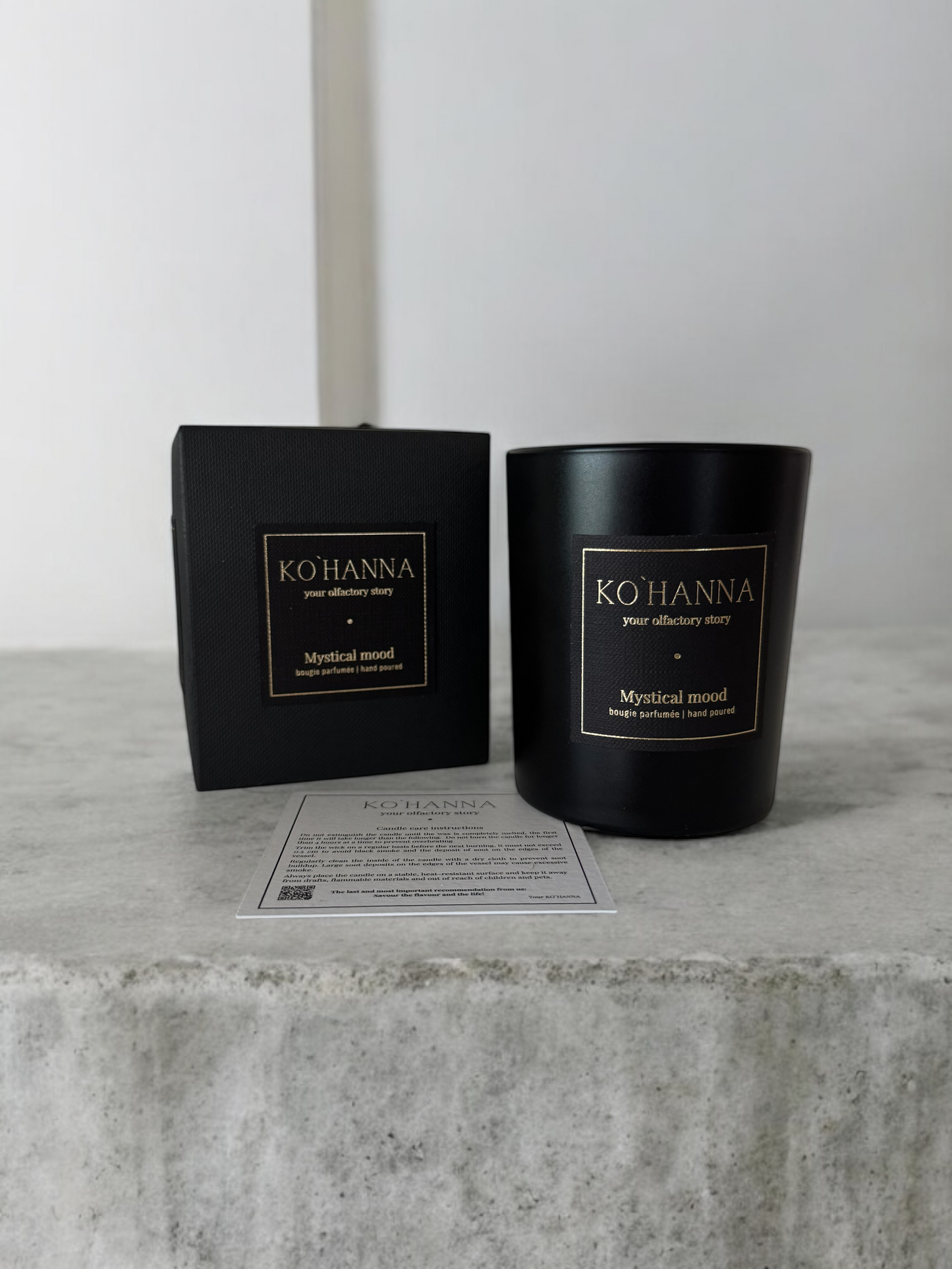 Mystical mood, matte scented candle, 250 ml