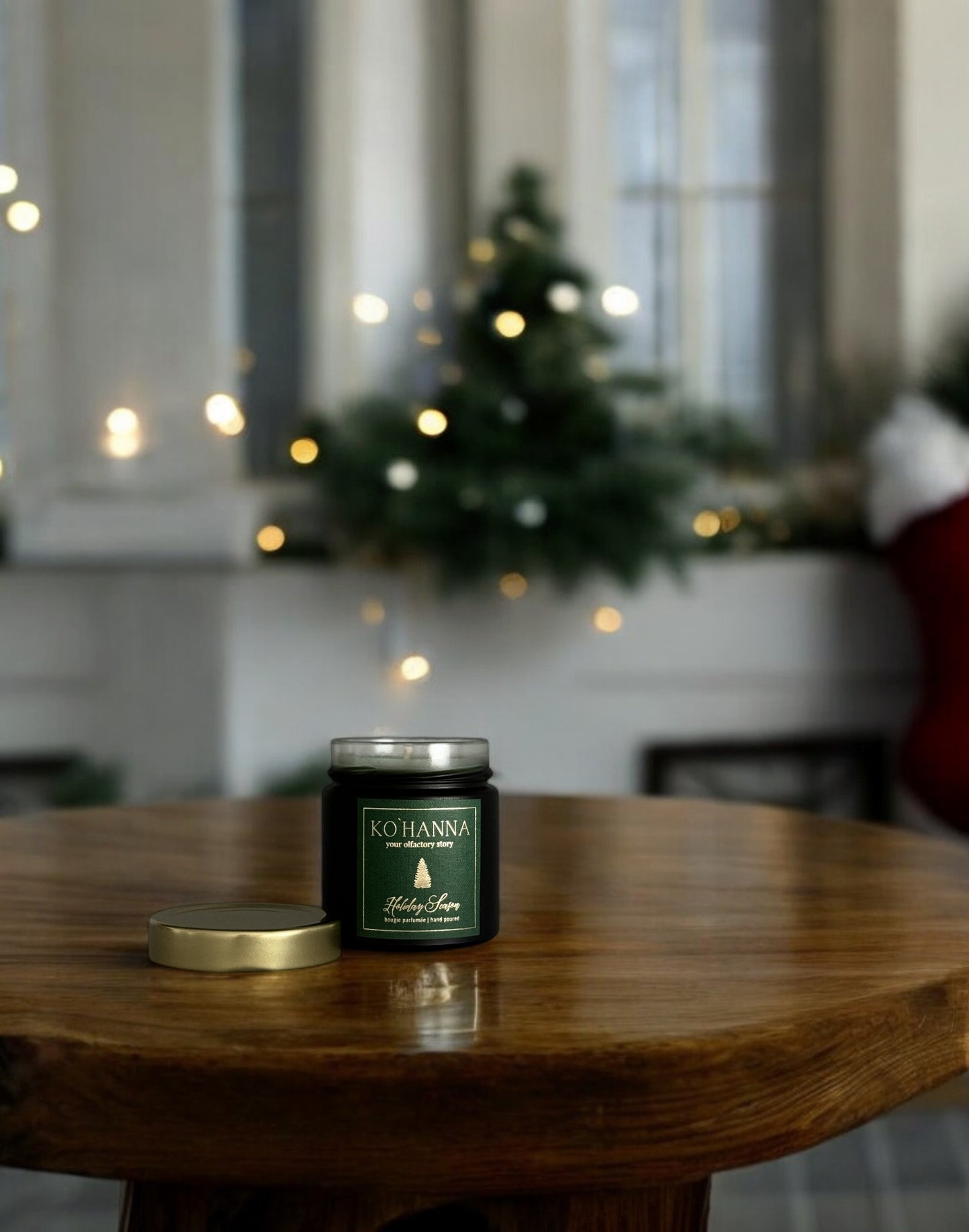 Christmas Handmade scented mini candle