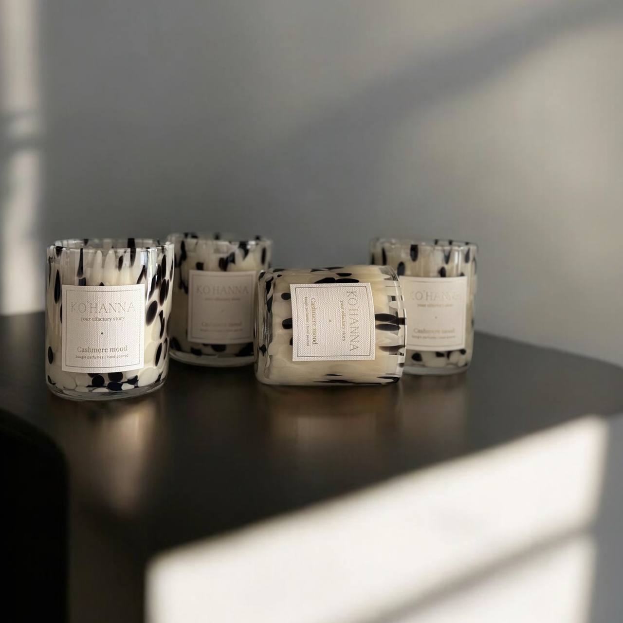 Cashmere mood, Handmade Dalmatian Glass, 250 ml