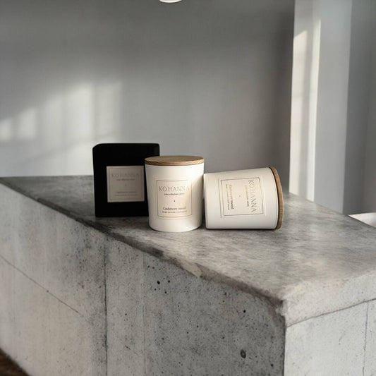 Cashmere mood, matte scented candle, 250 ml