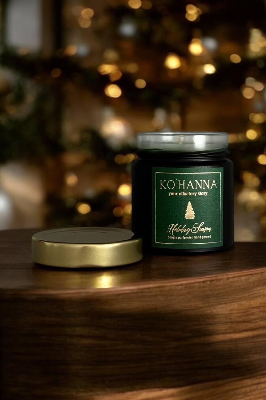 Christmas Handmade scented mini candle