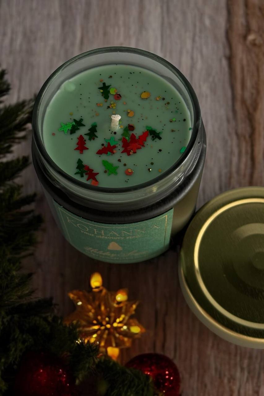 Christmas Handmade scented mini candle