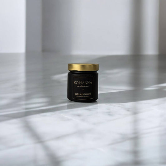 Late night mood, scented candle, 180 ml
